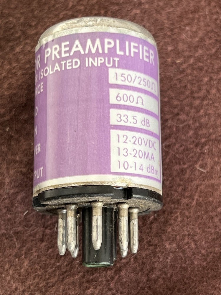Vintage Altec 1588B Microphone Transistor Preamp Untested AS IS