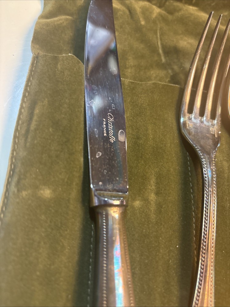 Christfle Paris Cutlery for one