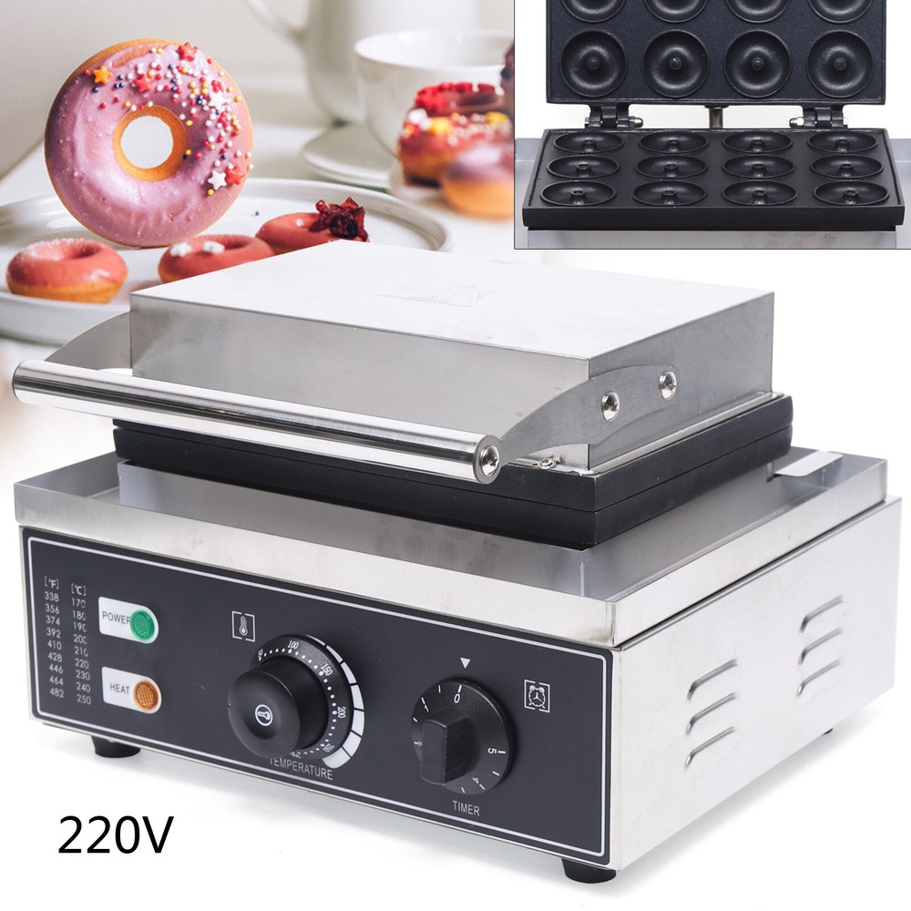 Commercial Donut Machine Doughnut Baker Mini Donut Maker Machine Non-stick 5cm