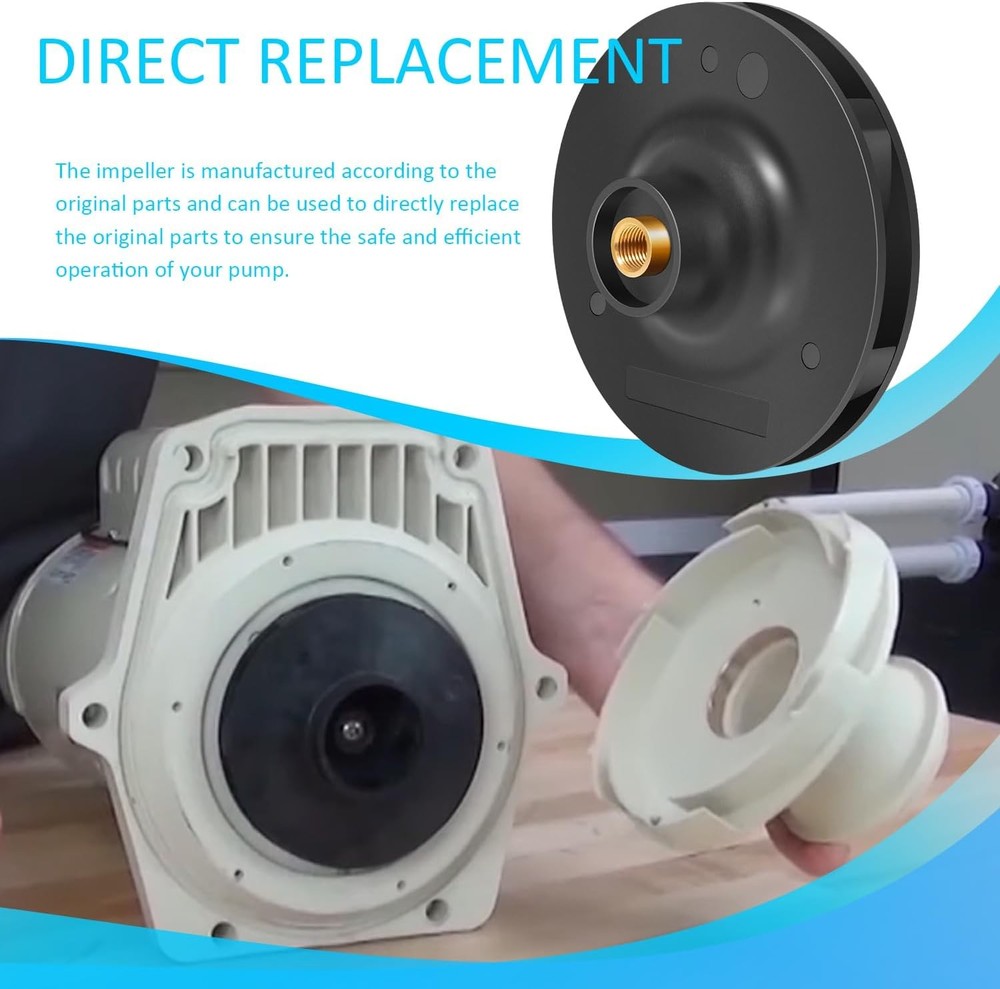 WhisperFlo 3 HP Pool Pump Impeller Replacement For Pentair 073131