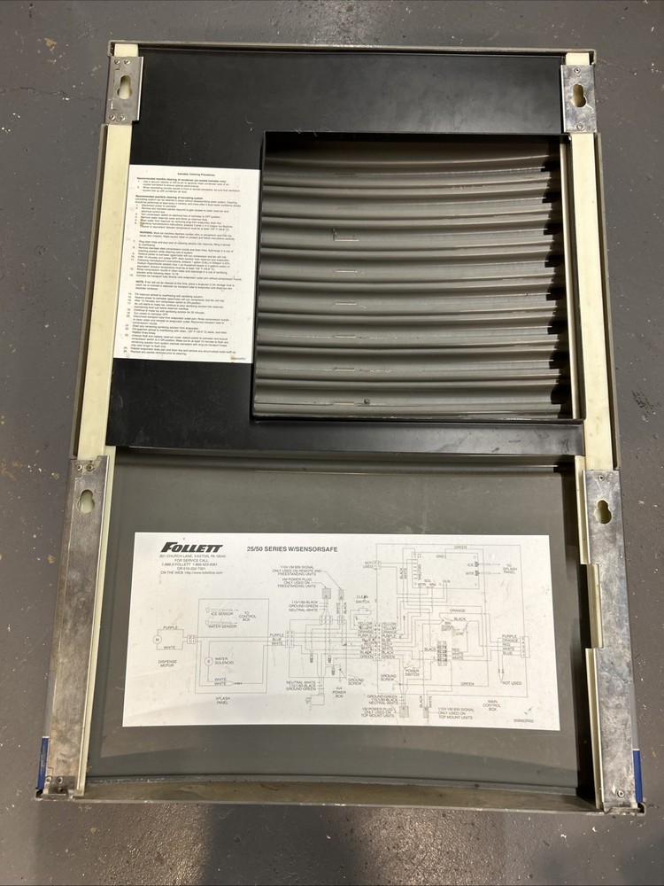 Follett Symphony Ice & Water Dispenser FRONT PANEL