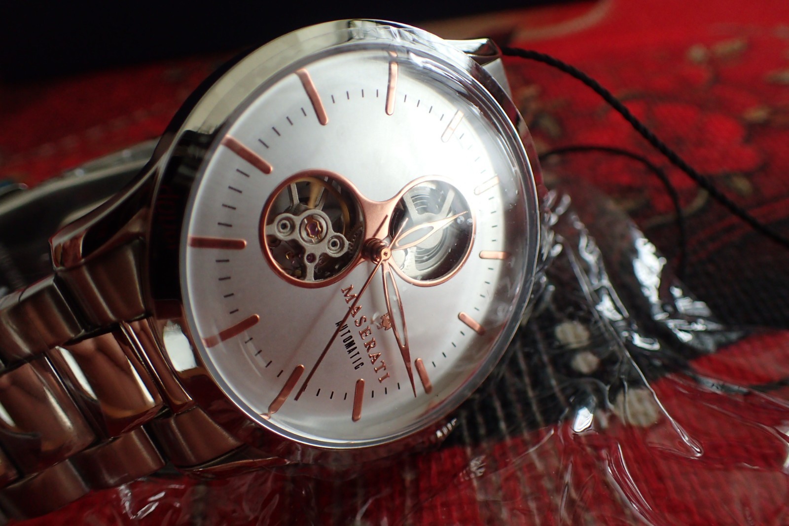 Maserati R8823125001 Men's Tradizione White Dial Automatic Watch unique box/tag