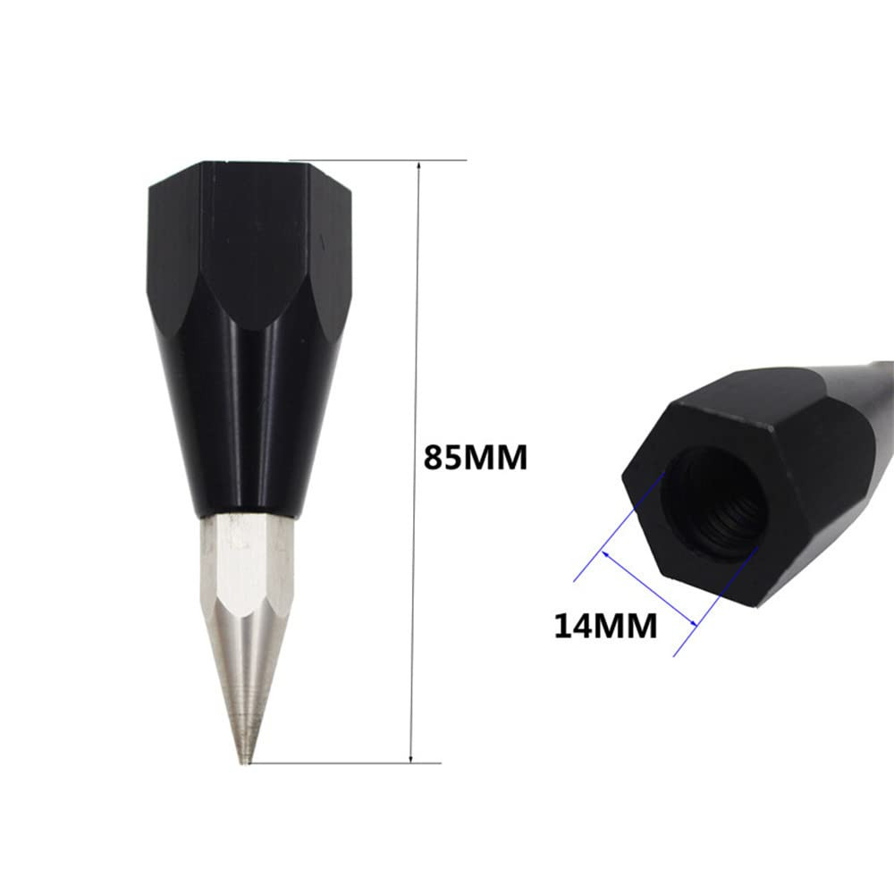 Prism Pole Sharp Point with Replaceable Tip 5/8 Internal Thread Surveying Rod Pr