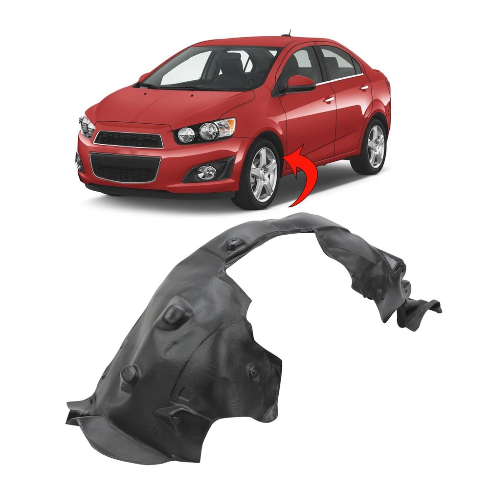 Front Left Driver Side Fender Liner for Sonic 2012-2016 95072280