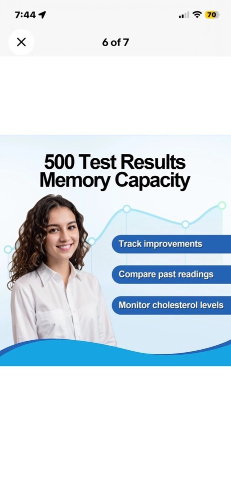 Portable Cholesterol Testing Kit - Easy Home Use