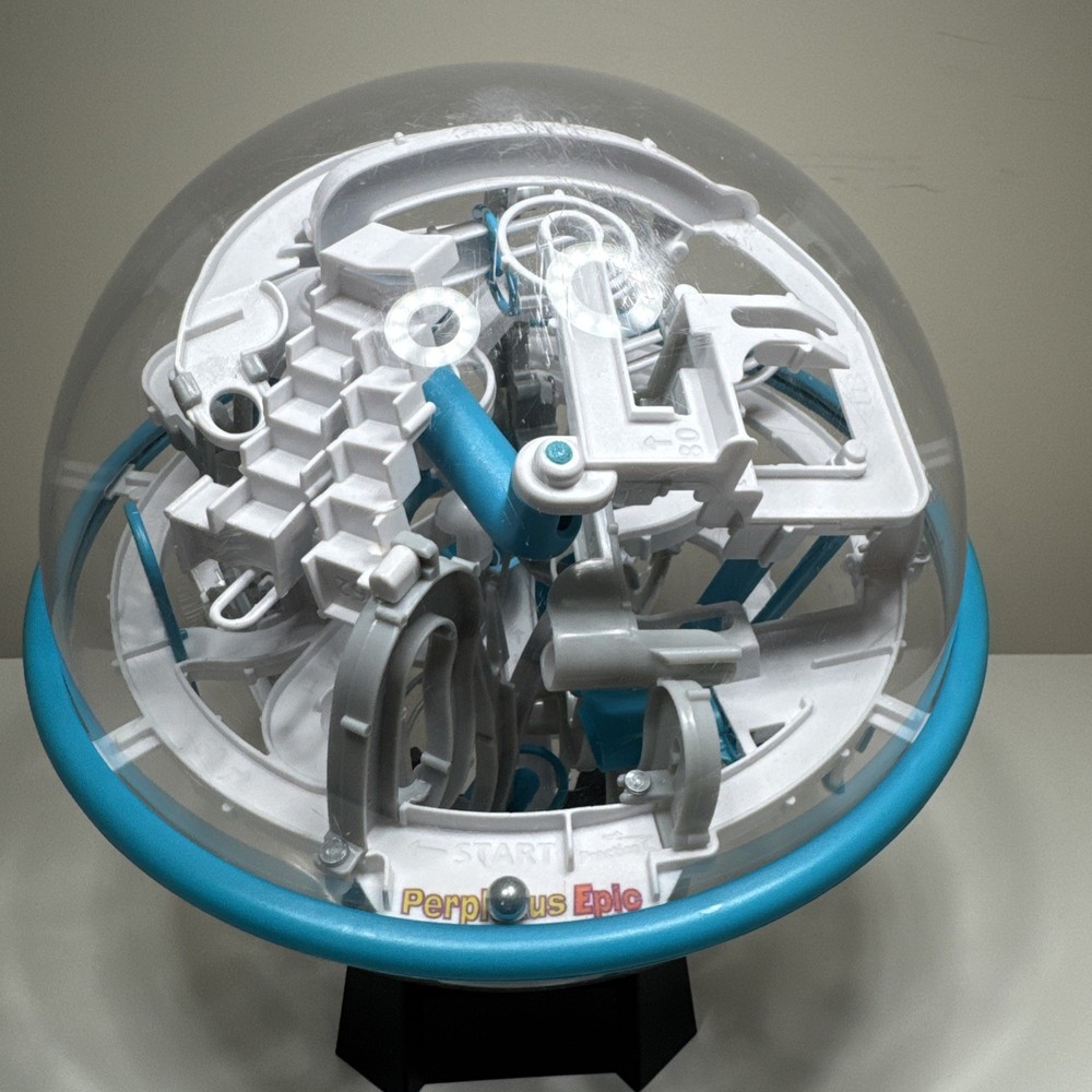 Perplexus Epic Ball 125 Obstacles Challenging Maze Game Puzzle Used Pre-owned