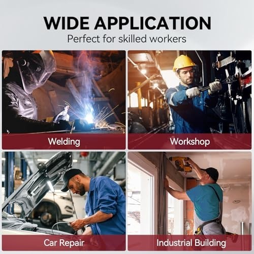 Reversible 8 Panel Welding Cap - Fireproof Cotton Protective Headgear for Men &