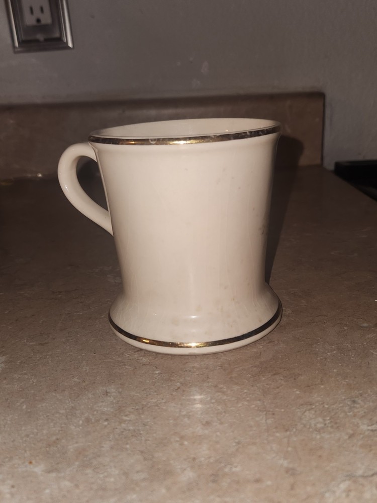 WW II Shaving Mug E Pluribus Unum Eagle United States