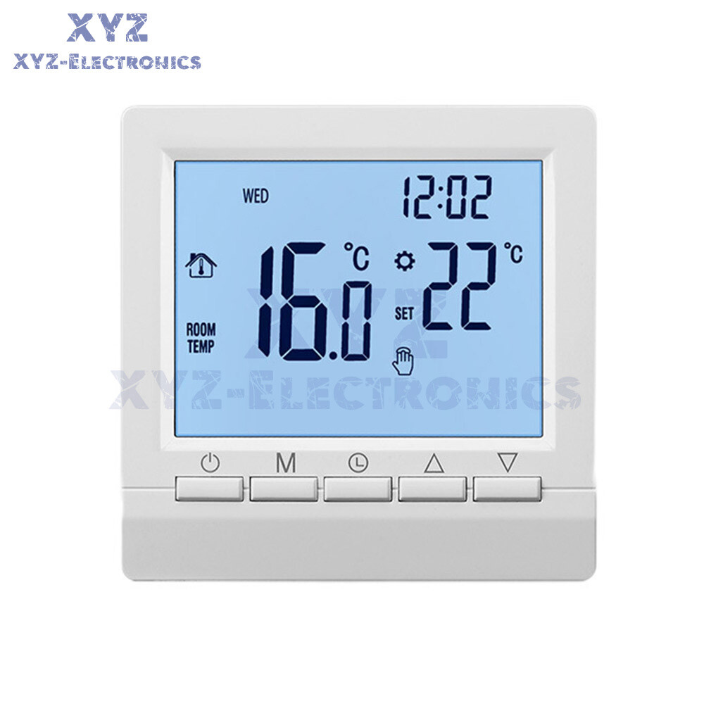 Week Programmable Digital Thermostat for Wall Furnace Temperature Controller
