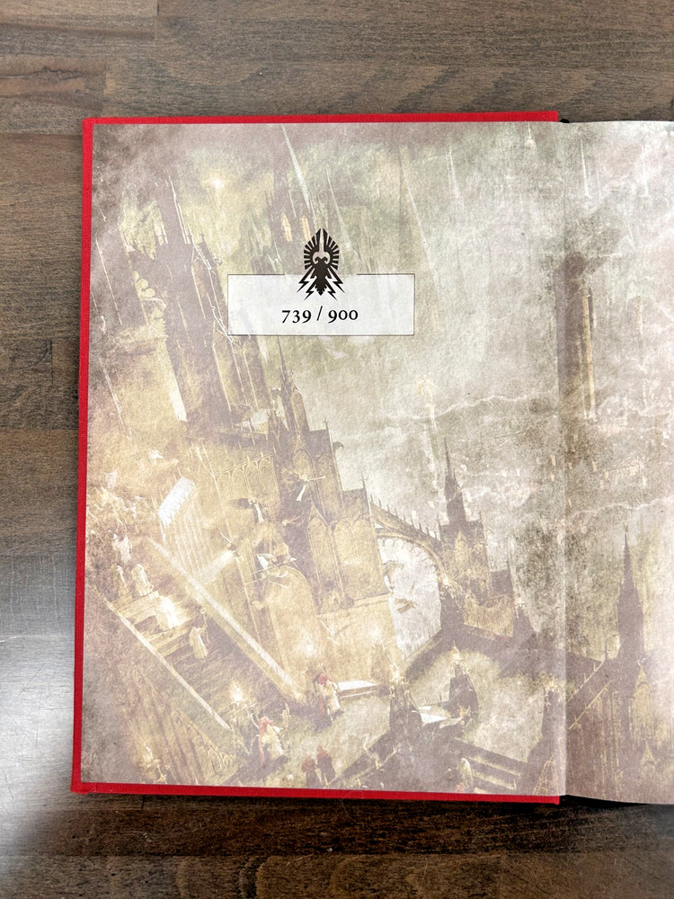 GW - Warhammer 40K Codex: Adeptus Custodes (Limited Edition 739/900) - RARE!
