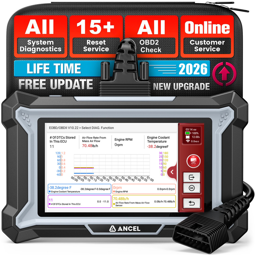 All System OBD2 Scanner Car Diagnostic Tool ABS,DPF,EPB,SAS,SRS,TPMS,Engine Scan