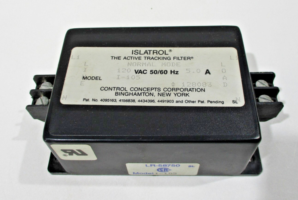 Islatrol Active Tracking Filter, Model I-105 / 120VAC / 5.0A.