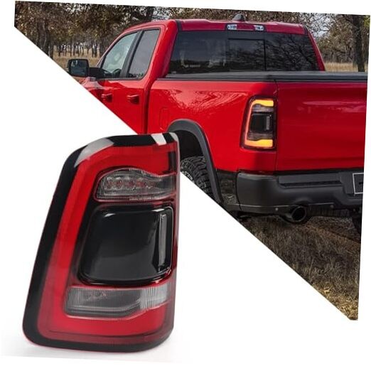 : For Dodge Ram 1500 Tail Light Assembly Without Blind Spot 2019-2022 Left Side