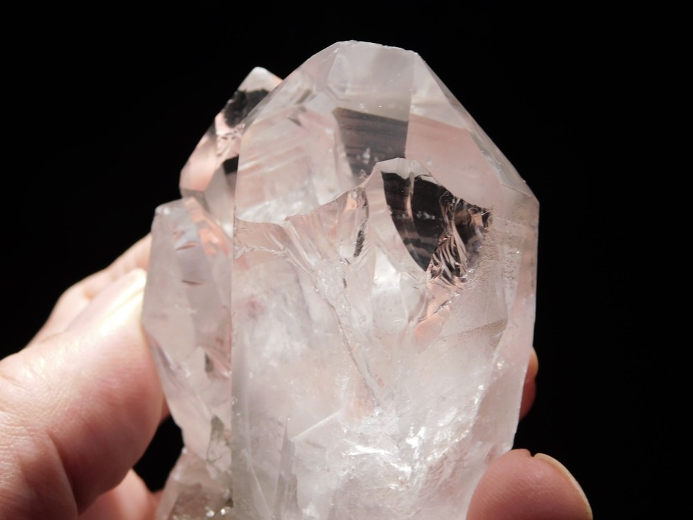 SUPER Translucent! QUARTZ Crystal Cluster From Brazil 184gr