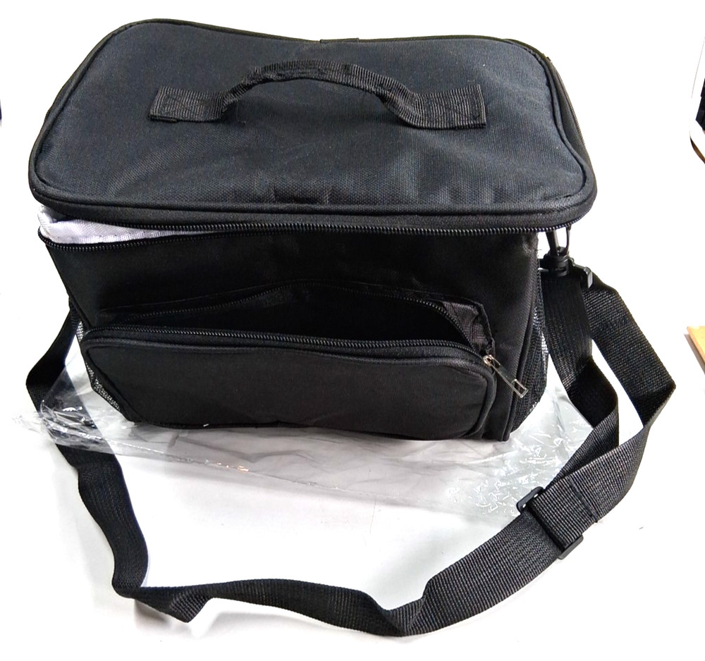 Soft Black Collapsible Cooler Adjustable Shoulder Strap 2-6 Packs Plus More