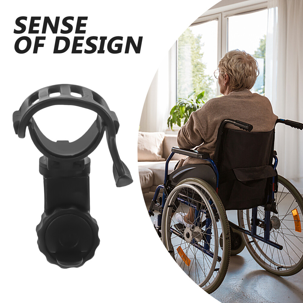 2Pcs Rubber Crutch Holder Mobility Scooter Bracket Elder Other Accessories