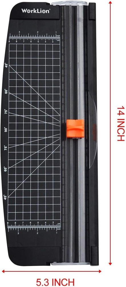 Safe Mini Paper Cutter with Hidden Blade Design - Lightweight and Precise Cuts