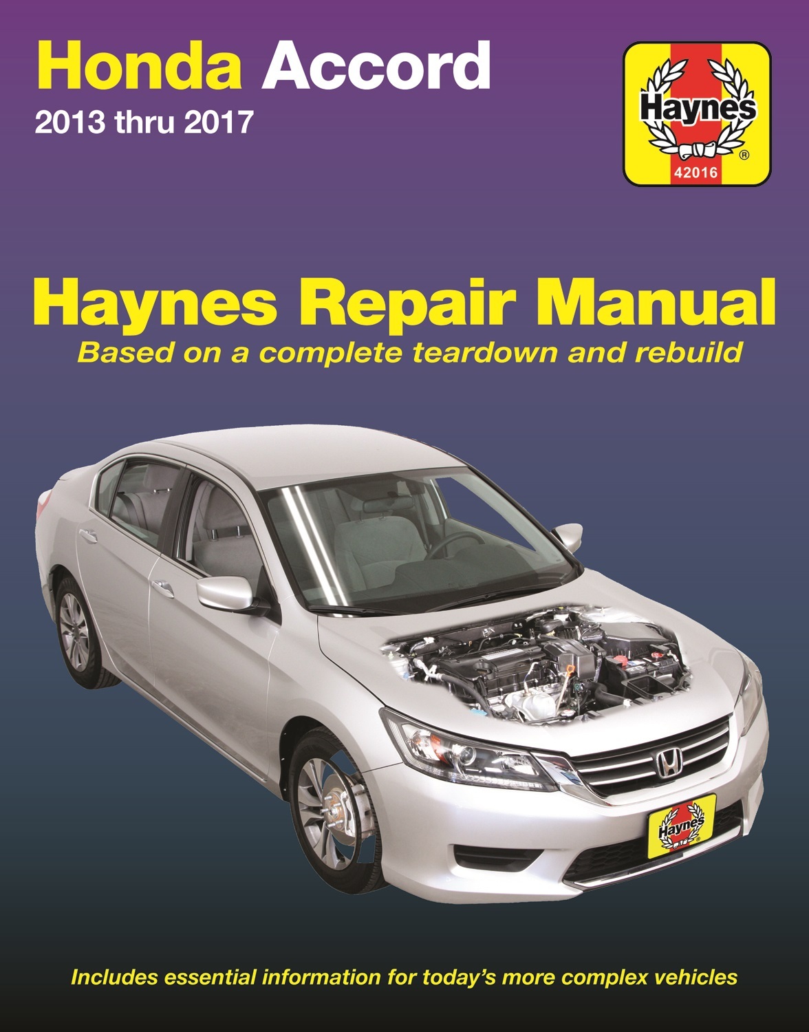 2013-2017 Honda Accord Haynes Repair Service Workshop Manual 9781620922583