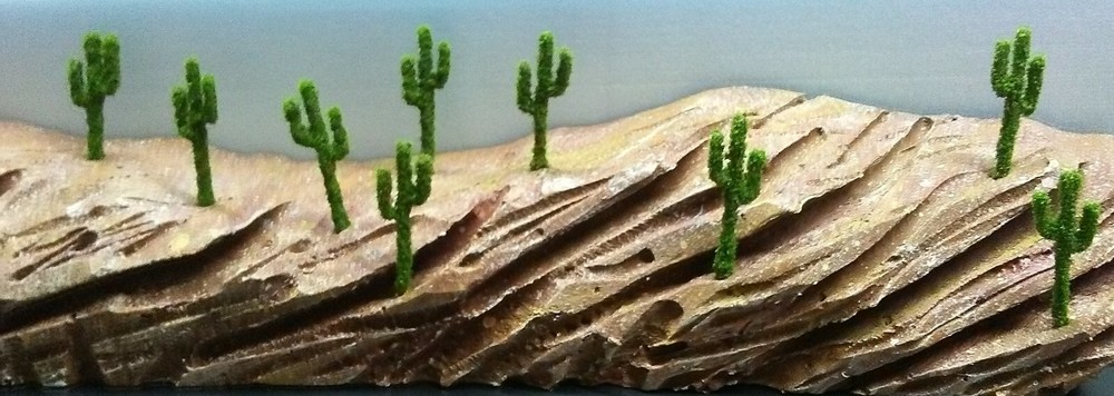 N Scale Cactus, Dozen