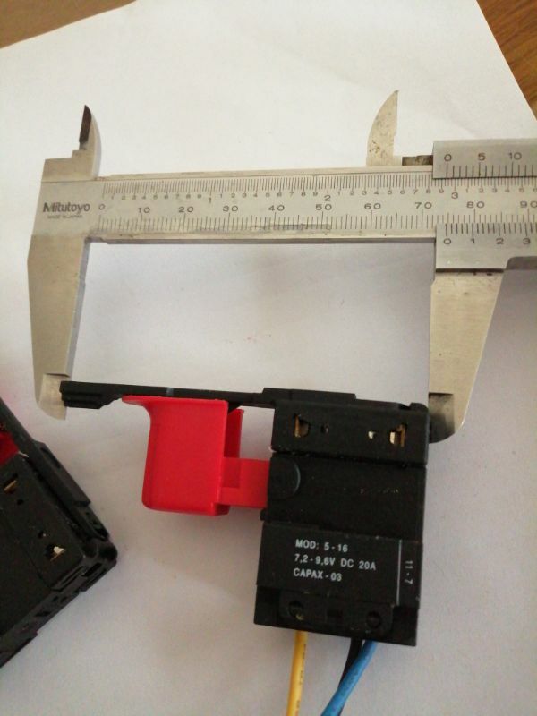 1PCS CAPAX-03 CAPAX03 7.2V-9.6V DC 20A Trigger Switch For Electric Tools