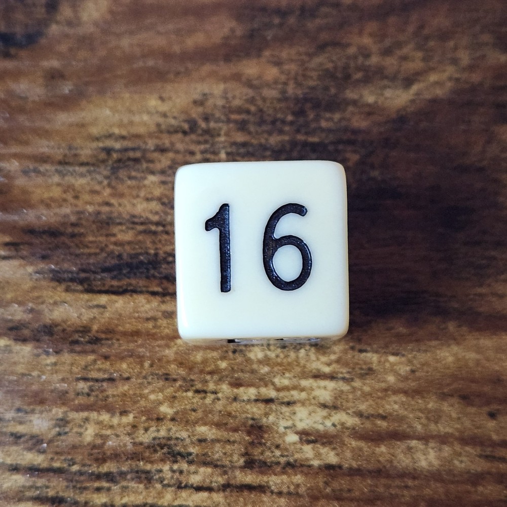 16mm Vintage Backgammon Bakelite Double Cube Dice