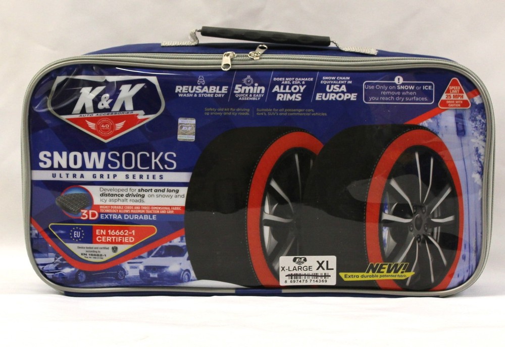 K & K Auto Accessories Snow Socks