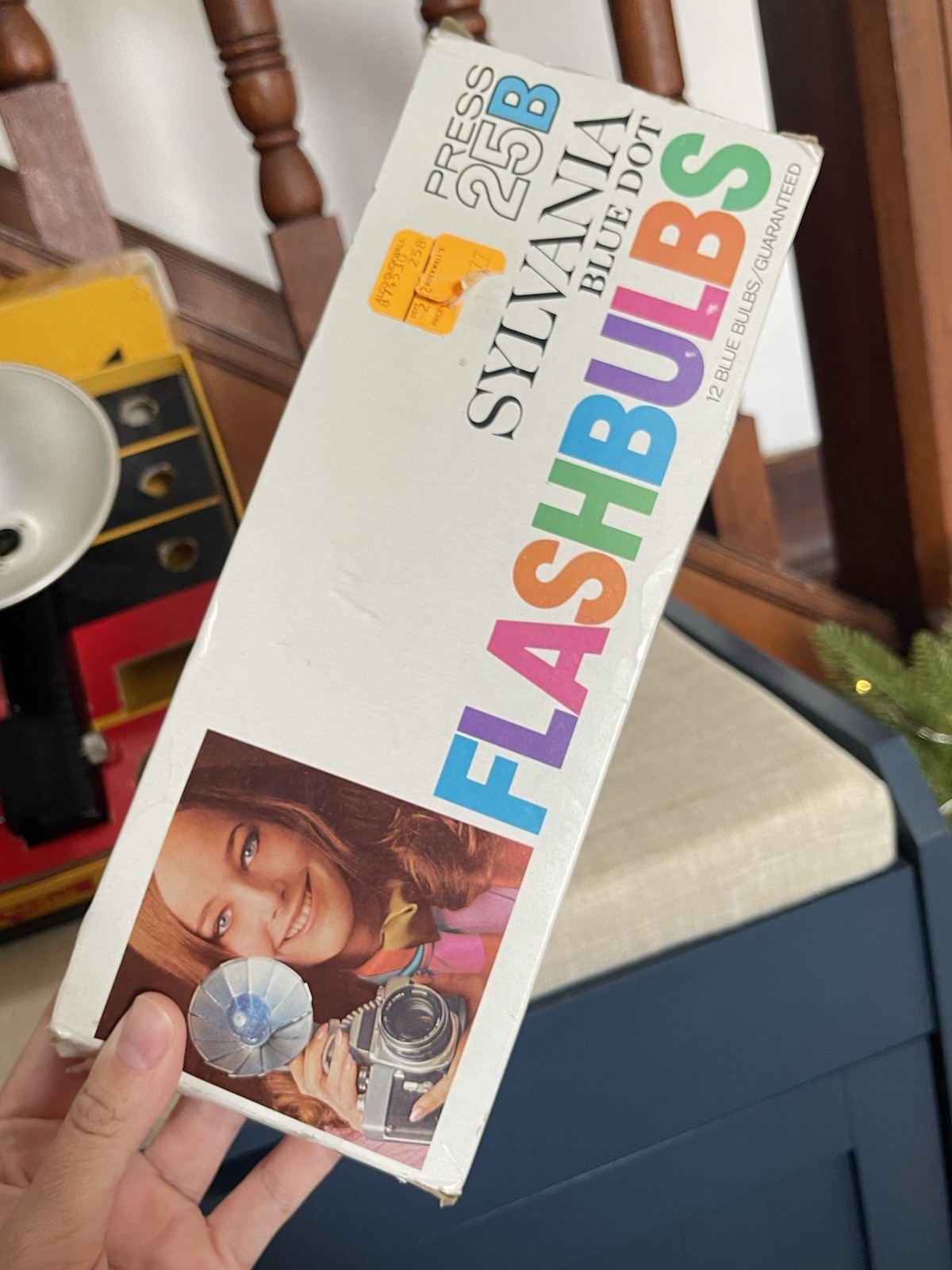 Vintage Kodak Brownie Hawkeye Flash Outfit Model Camera w/Original Box Plus Film