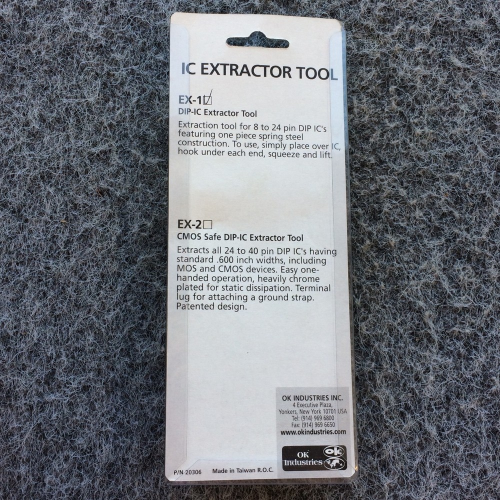 IC Chip Extractor Circuit ROM Mother Board Remover Puller Plier EX-1 U-Type Tool