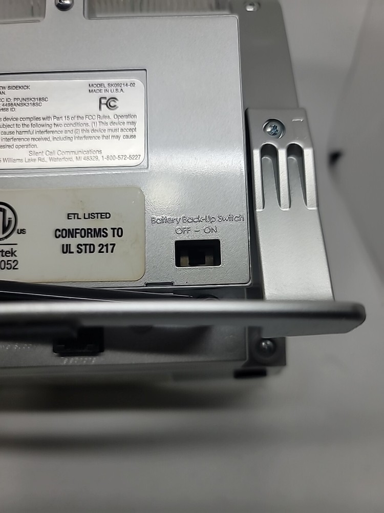 Silent Call Sidekick II Alert w Strobe Light