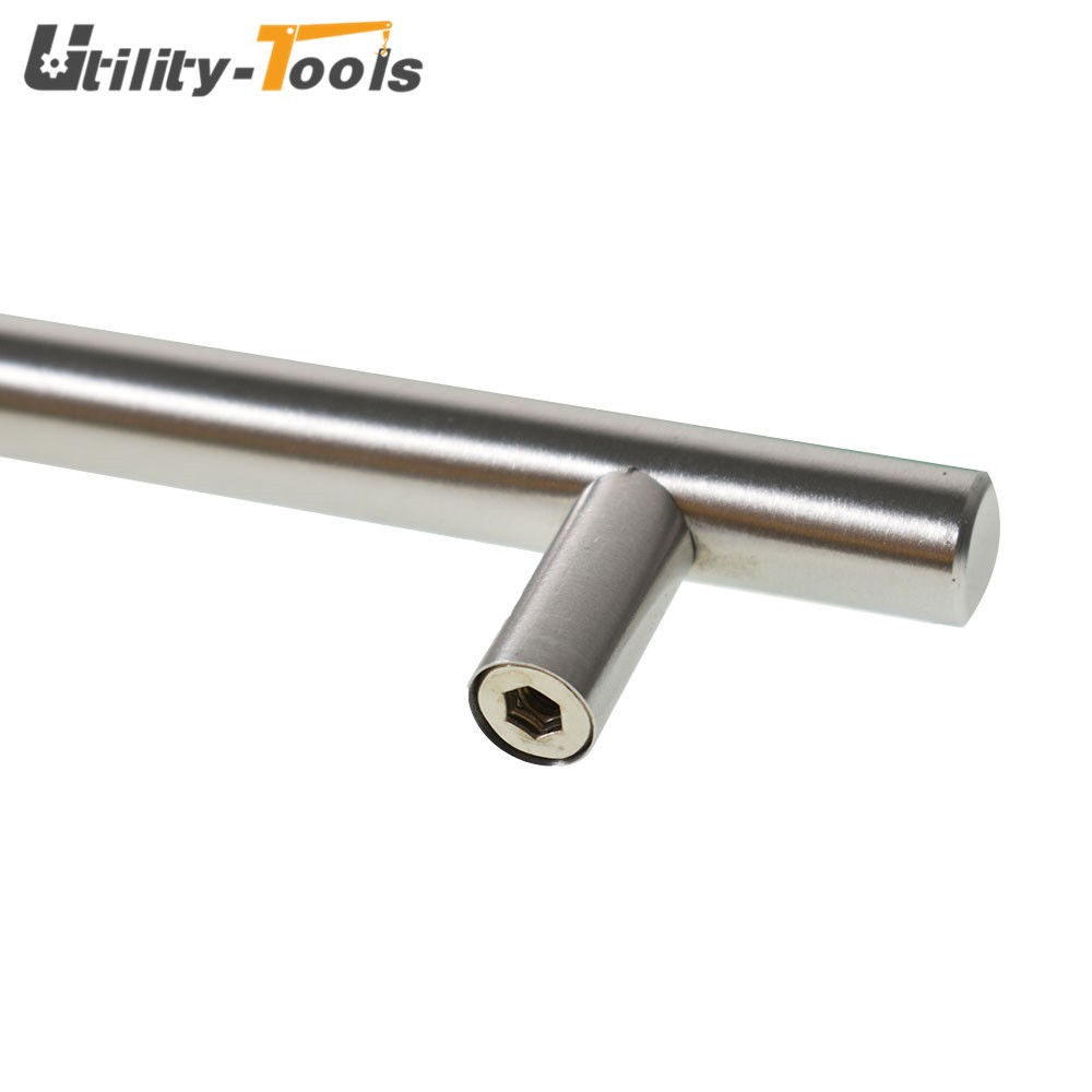 30 × 5" Stainless Steel T Bar Pulls Knobs Cabinet Door Kitchen Drawer