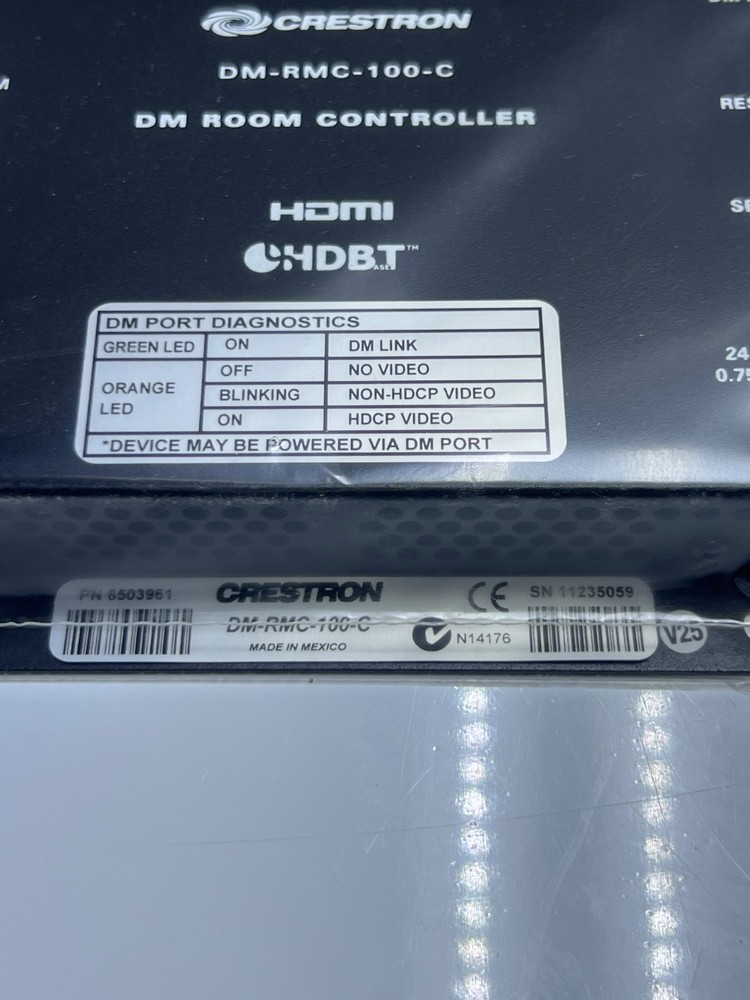 CRESTRON DM-RMC-100-C ROOM CONTROLLER UNIT 6503961