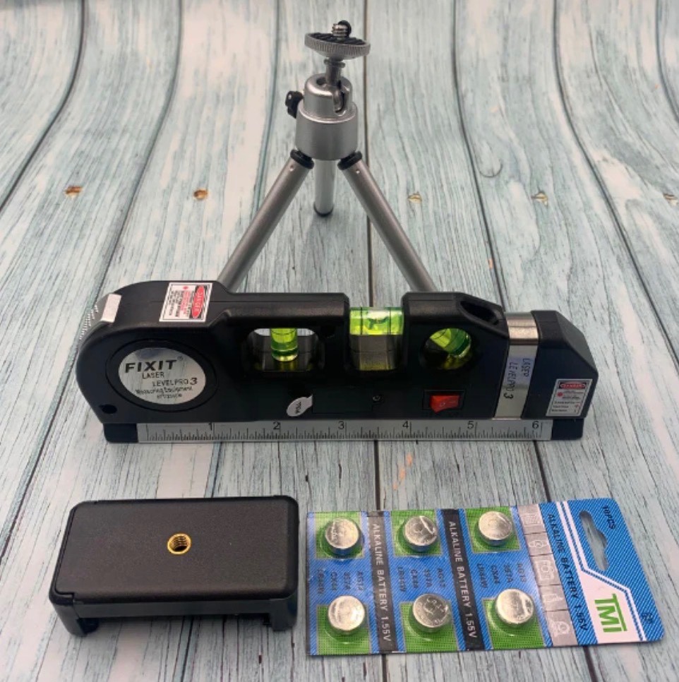 MULTIPURPOSE LASER LEVEL TOOL WITH TRIPOD – LASER LEVEL LINE KIT