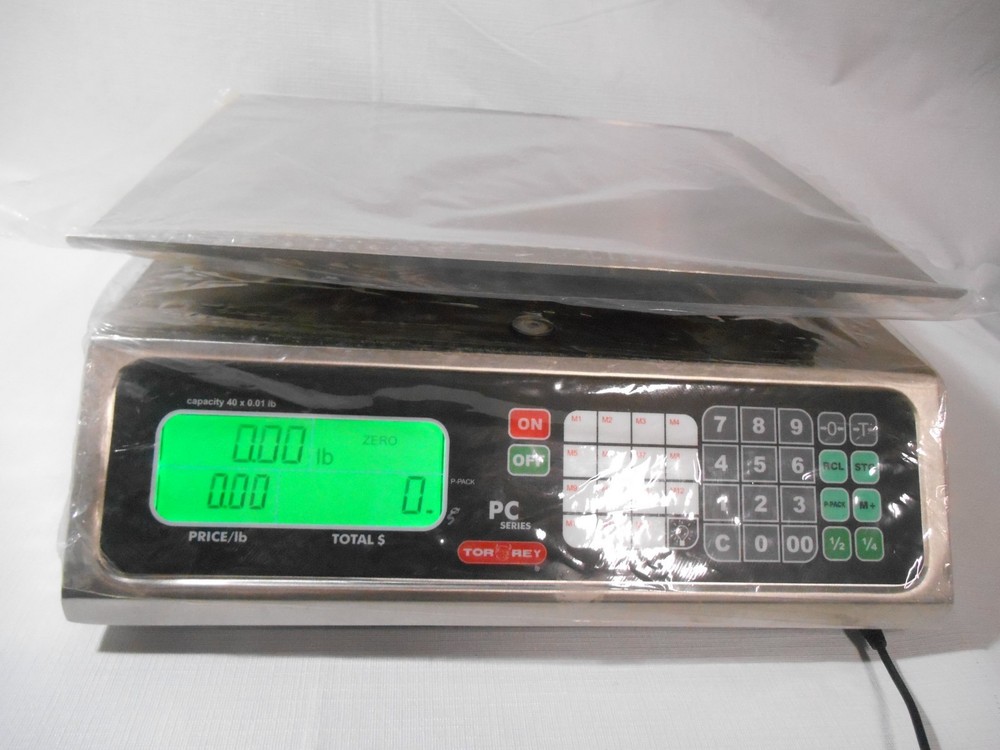 Tor-rey PC-40L, 40 x .01 lb Price Computing Scale ~ New