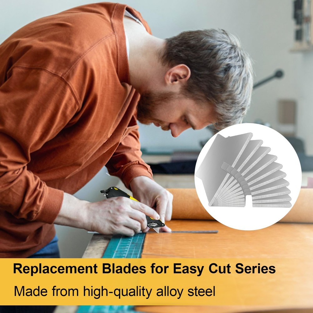 20 Pack Cutter Replacement Blades for Easy Cut, Blade Suitable for Easy Cut/E...