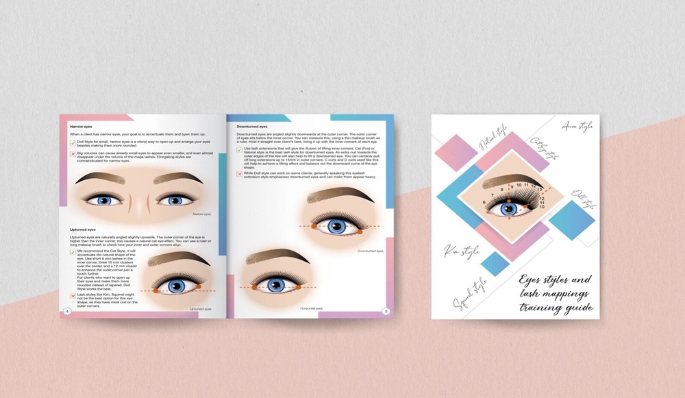 Lash Mappings, Eyelashes Extension Training Manual, Lash Practiсe Guide, PDF