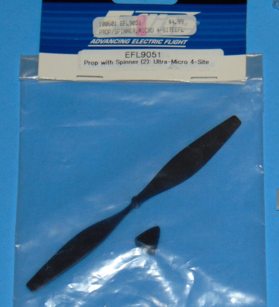 E-Flight 3 Channel Receiver, Micro Motor, Prop & Spinner NOS