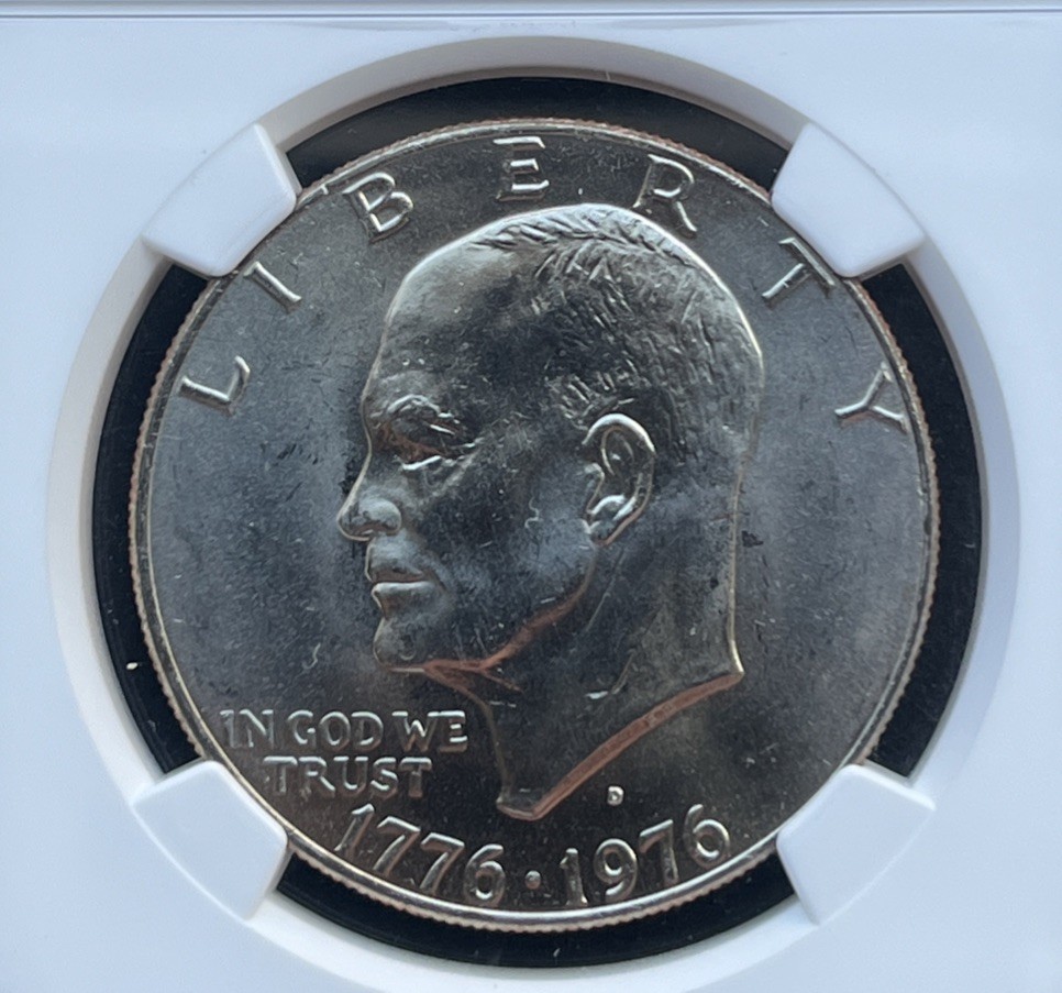 1976-D Type 2 Eisenhower Dollar NGC MS65 Bicentennial