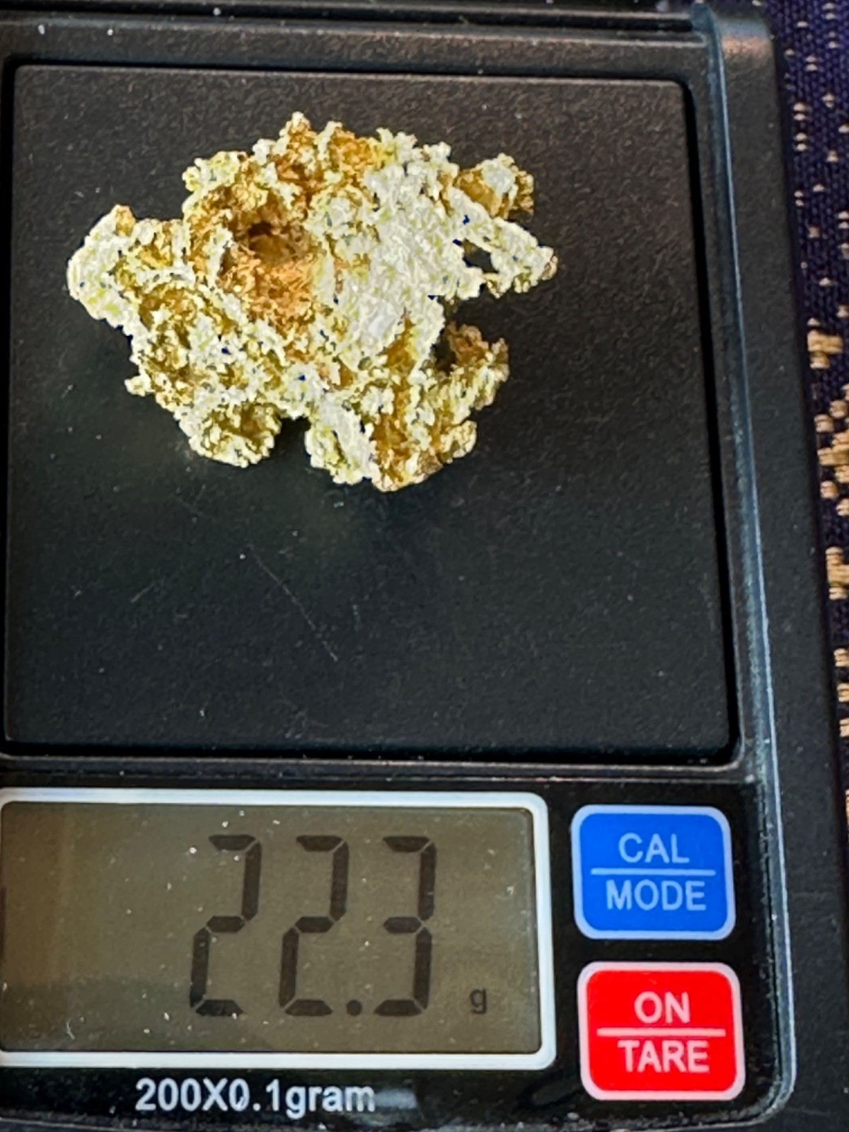 California Crystalline Gold specimen 22.2 grams
