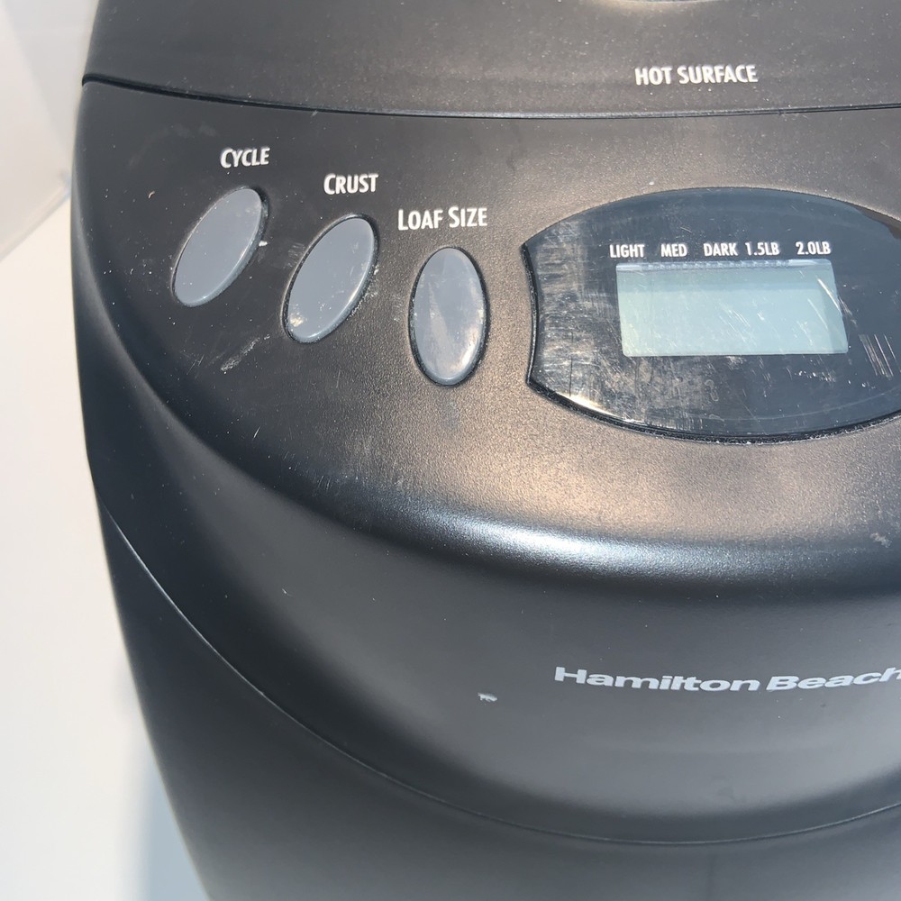 Hamilton Beach Black Digital Programmable 12 Settings Bread Maker Machine 29882