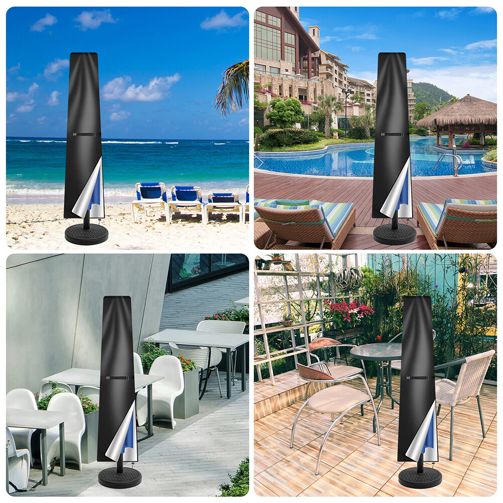 Heavy Duty Outdoor Patio Umbrella Protective Cover Waterproof Canopy 6-13'ft USA