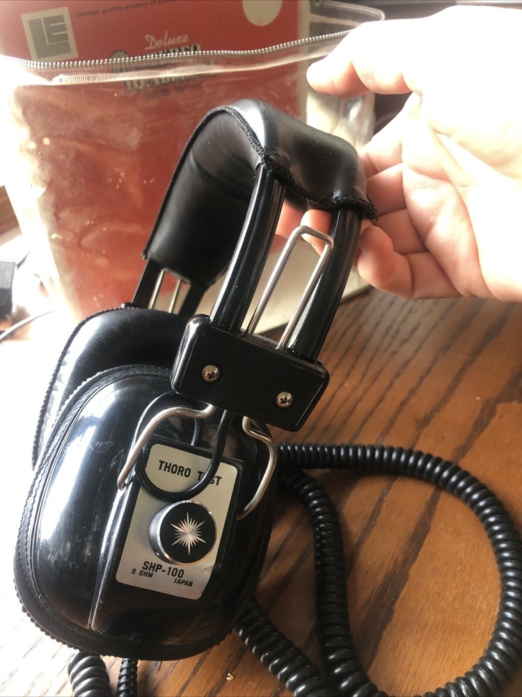 LYKES Electronics Stereo Headphone Thoro SHP-100 Untested