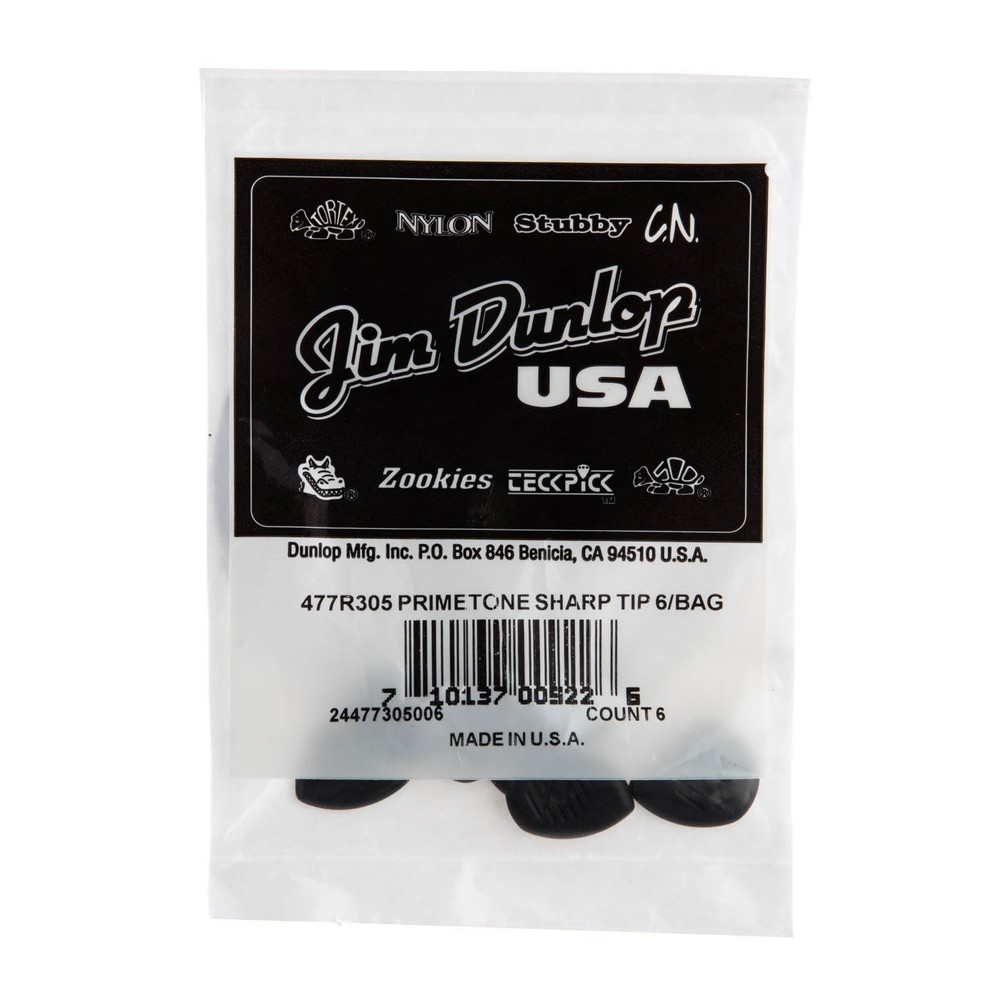 Dunlop 477R305 Primetone® Guitar Picks – SHARP TIP
