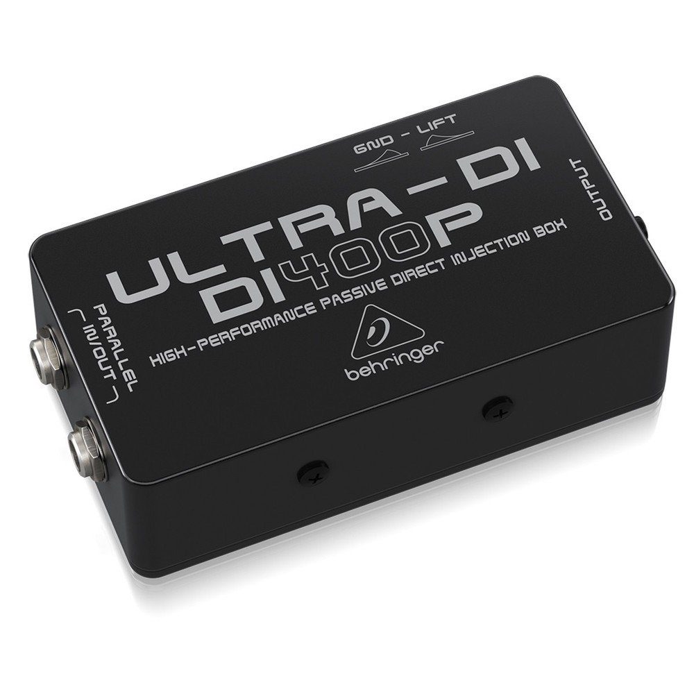 Behringer ULTRA-DI DI400P High-Performance Passive Direct Injection Box, 3-Pack,