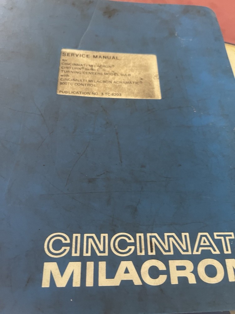 CincinnatiMilacronCinturnSeriesC900 TCProgramming,Service,control Reference-3pcs