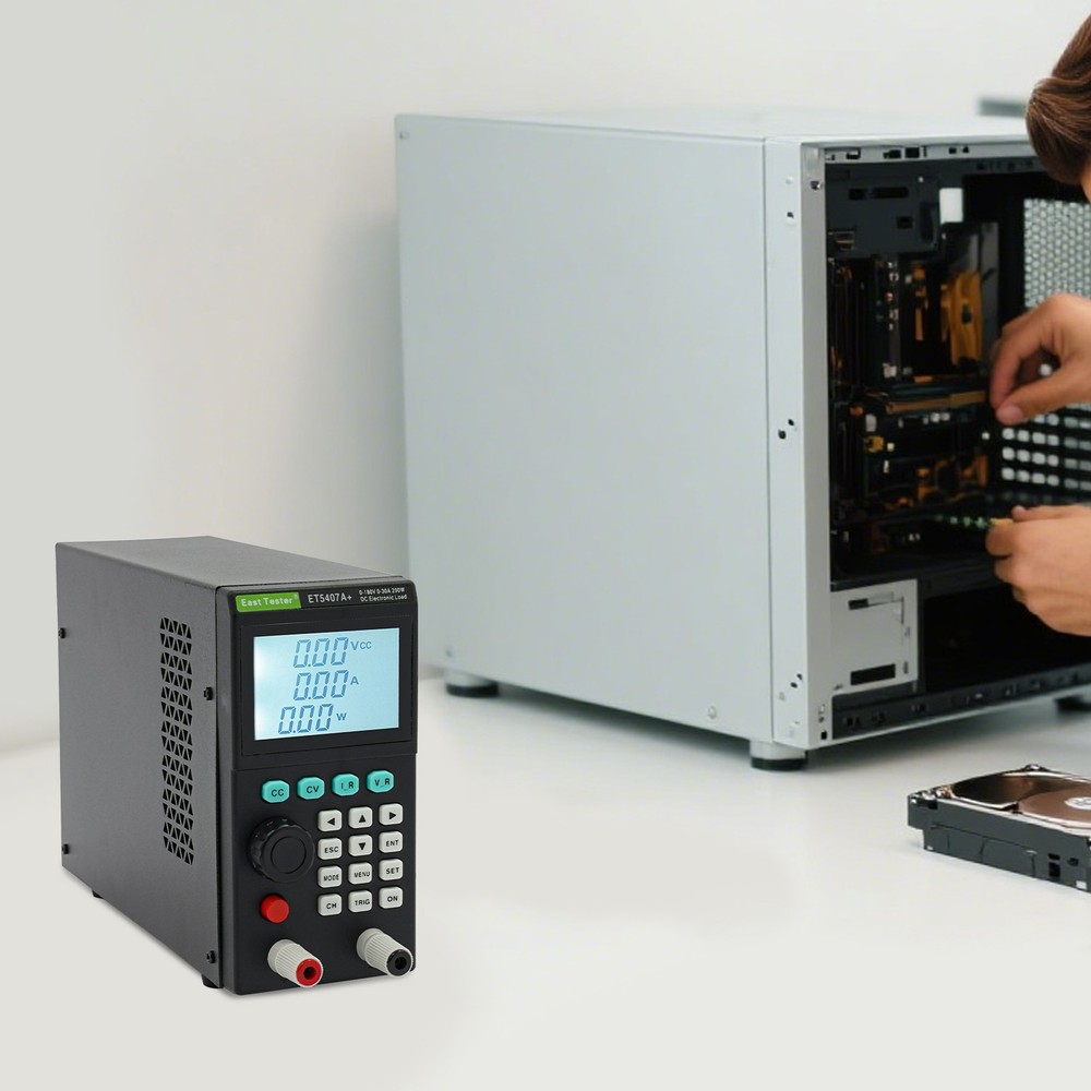 Load Tester Tabletop Electronic Dynamic Electronic Testing Machine 200W 0-30A