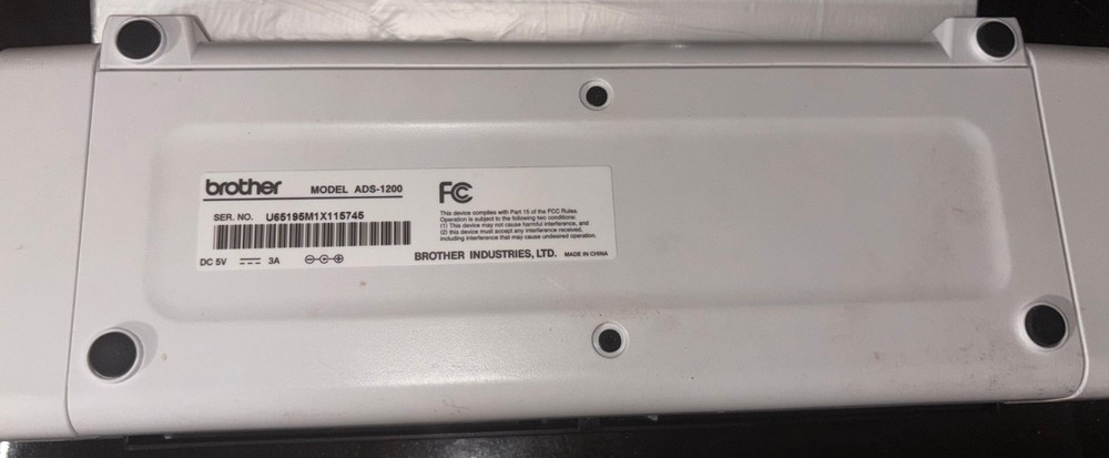 Brother ADS-1200 Compact Desktop Document Scanner USB 3.0 White