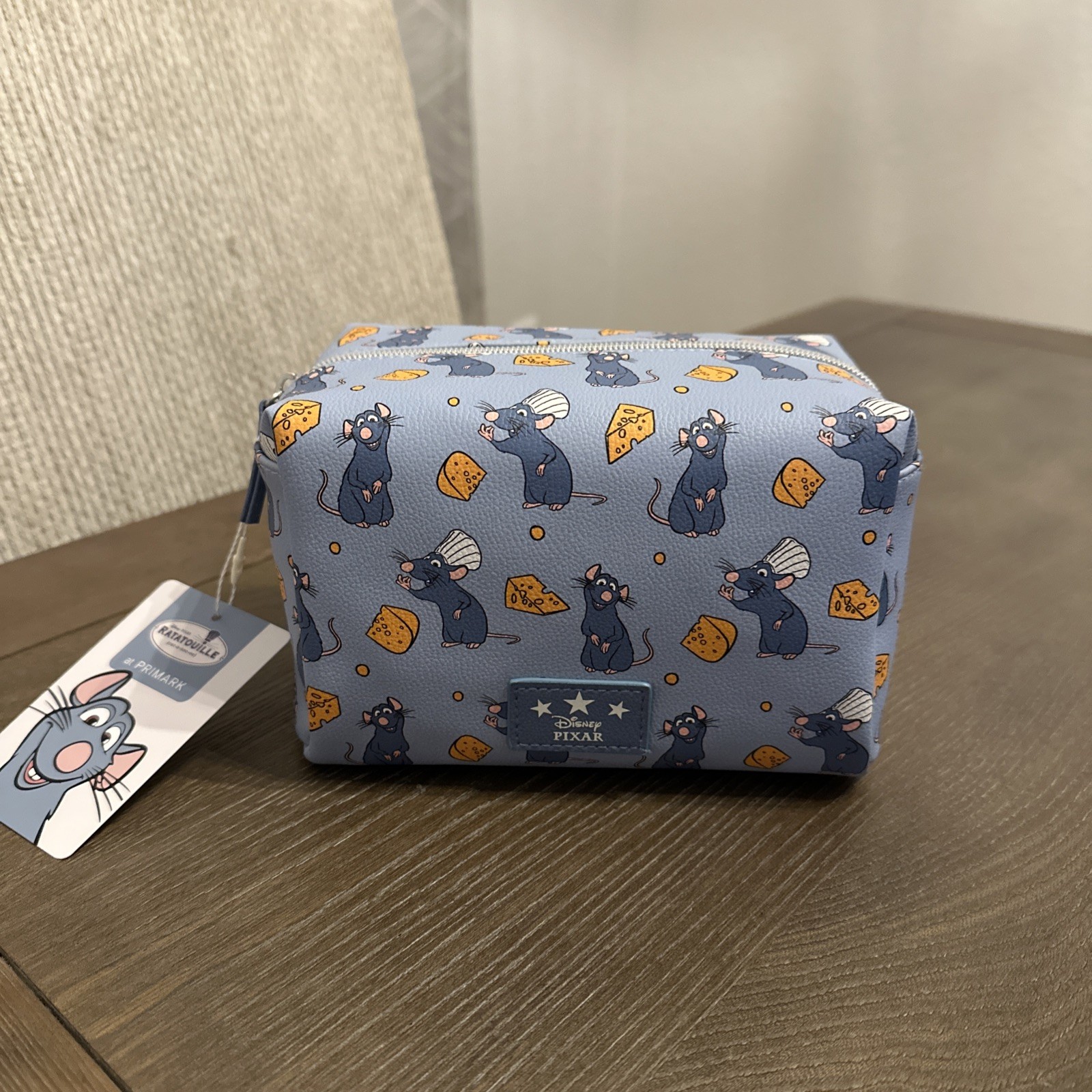 NWT Disney Pixar Ratatouille X Primark Cosmetic Makeup Accessories Bag