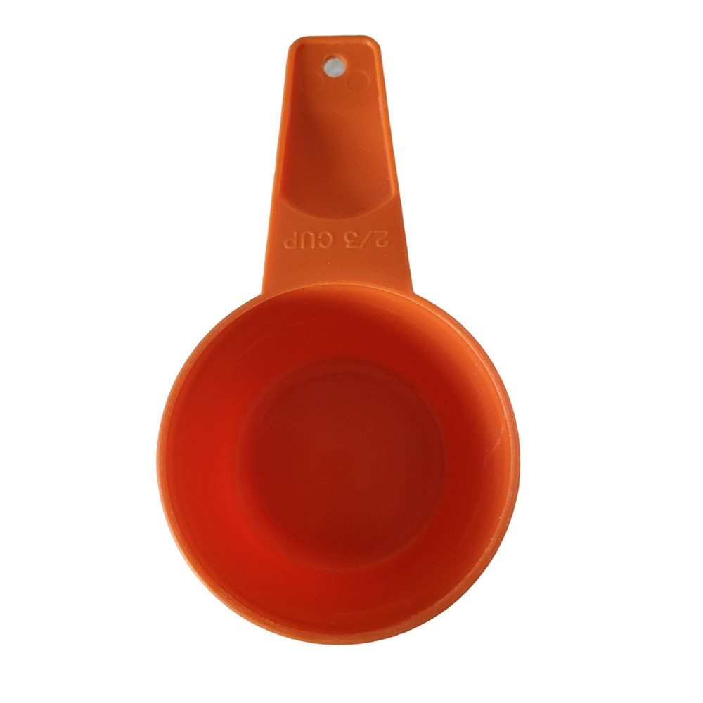 Vintage Tupperware Replacement Measuring Cup Orange 2/3 C 763-2