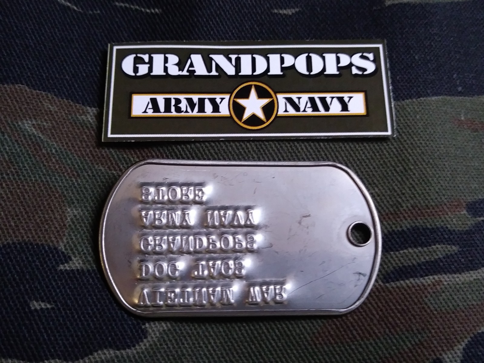 Vietnam U.S. Military Dog Tags Personalized