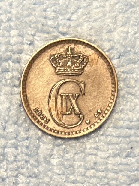 Denmark - 1 Ore 1883